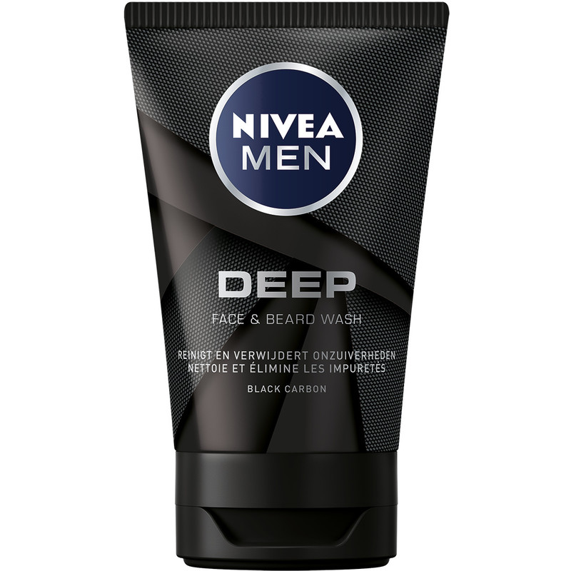 Een afbeelding van Nivea Men deep face & beard wash