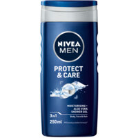 Een afbeelding van NIVEA Men protect & care douchegel 3-in1