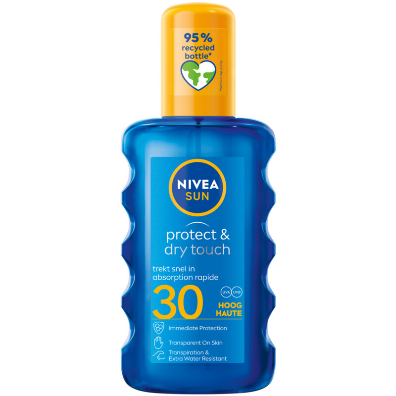 Een afbeelding van Nivea Sun Protect & dry touch zonnespray spf30