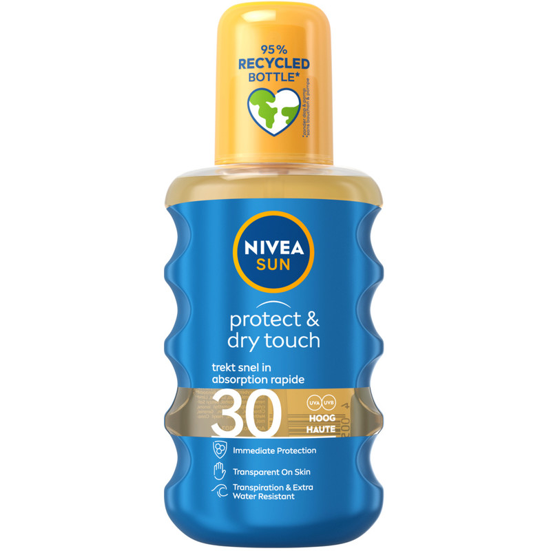Een afbeelding van Nivea Sun protect & dry touch spf30 spray
