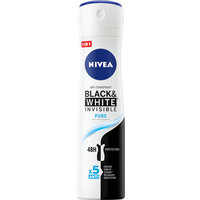 Een afbeelding van Nivea Black&white pure anti-transpirant spray