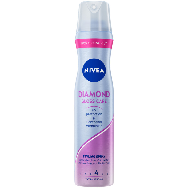 Een afbeelding van Nivea Diamond gloss care styling spray