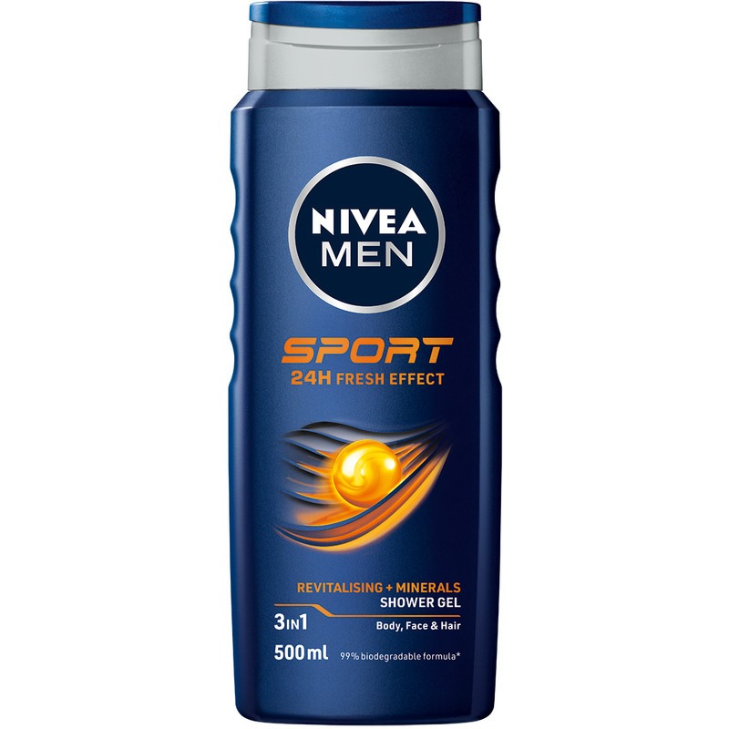 Een afbeelding van Nivea Men sport fresh effect shower gel