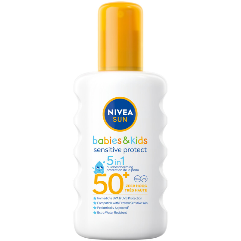 Een afbeelding van Nivea Sun Babies&kids 5in1 spray spf50+