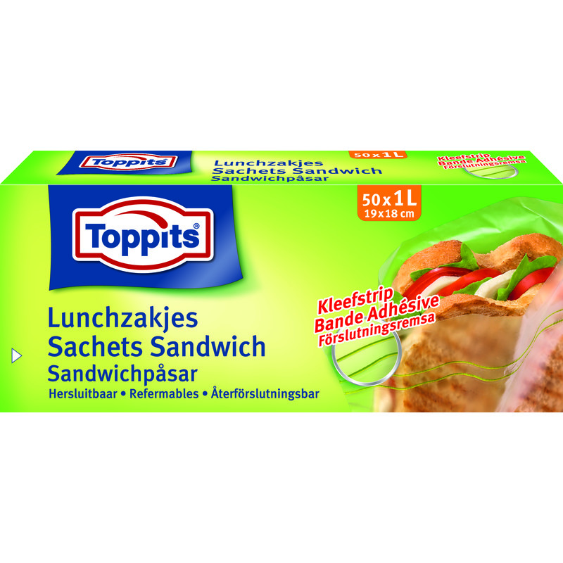 Een afbeelding van Toppits Lunchzakjes