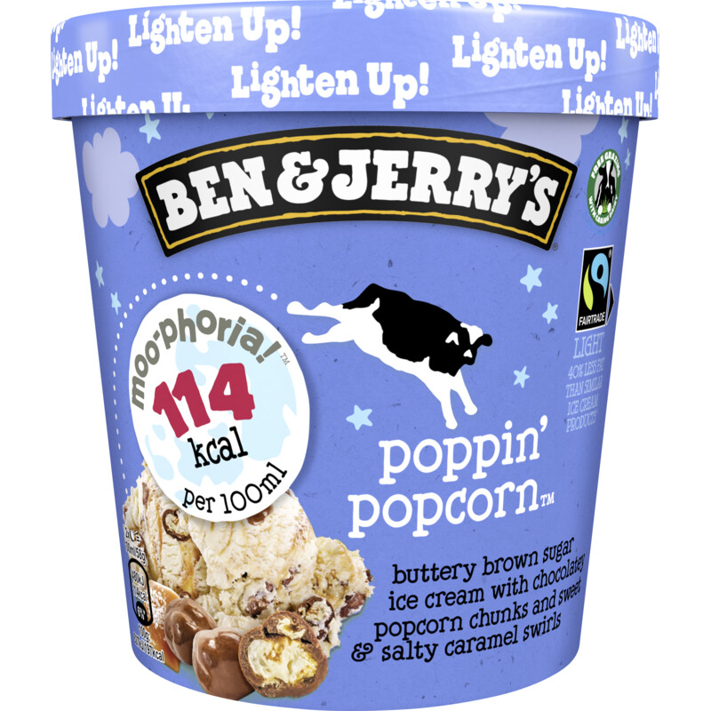 Een afbeelding van Ben & Jerry's B&J Moophoria Popcorn
