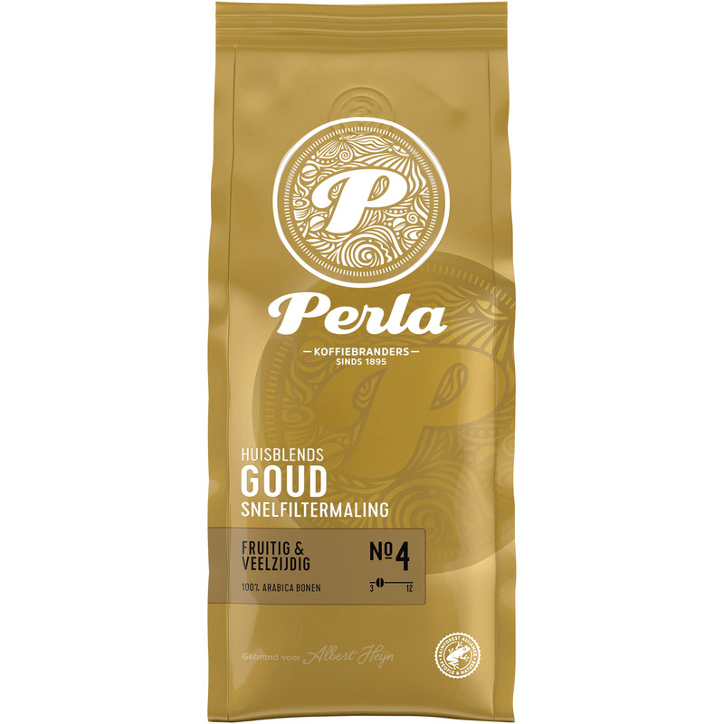 Een afbeelding van Perla Huisblends Goud snelfiltermaling