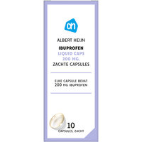 Een afbeelding van AH Ibuprofen liquid caps 200mg