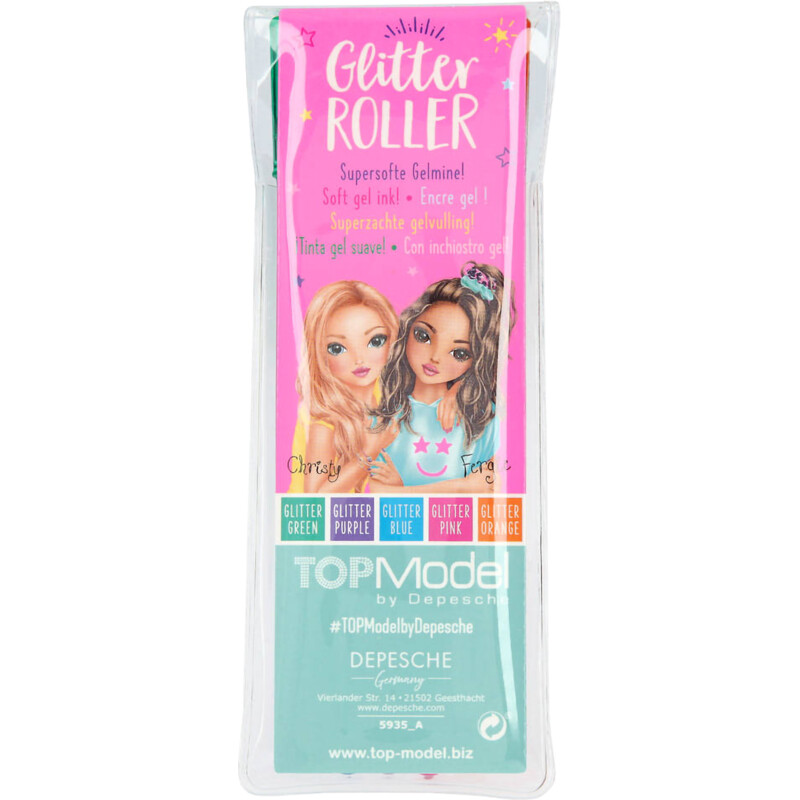 Een afbeelding van TOPModel Glitter gelpennen