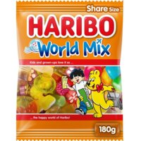 Een afbeelding van Haribo Worldmix 180 gram