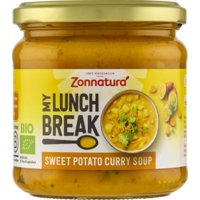 Een afbeelding van Zonnatura My lunch break sweet potato curry soup