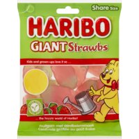 Een afbeelding van Haribo Giant Strawbs 18x180 gram