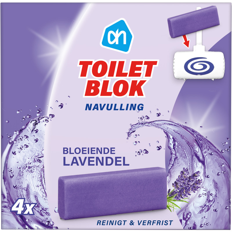 Een afbeelding van AH Toiletblok lavendel navulling