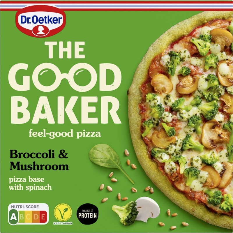 microscopisch Discreet Strikt Dr. Oetker The good baker pizza broccoli & mushroom bestellen | Albert Heijn