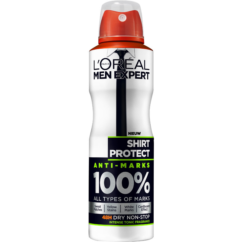 Een afbeelding van L'Oréal Men Expert Shirt protect deodorant spray