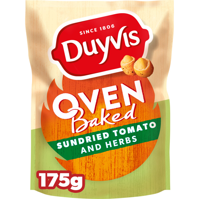 Een afbeelding van Duyvis Oven baked sundried tomato and herbs