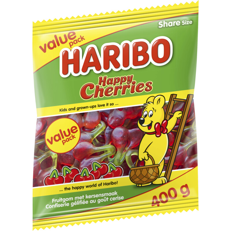 Een afbeelding van Haribo Happy cherries value pack