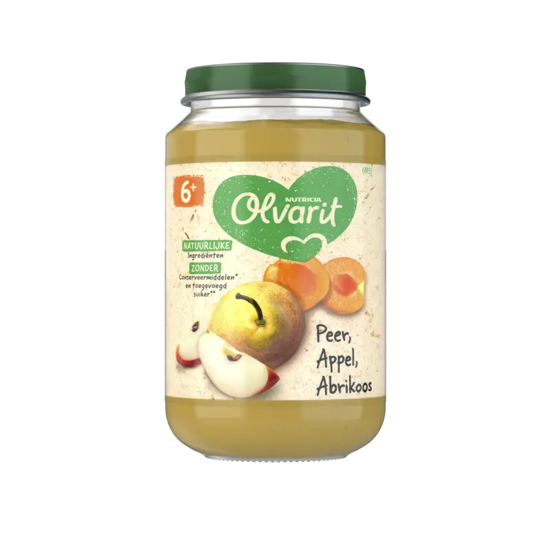 Olvarit Peer appel abrikoos 6m+
