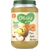 Een afbeelding van Olvarit 6+ mnd peer appel abrikoos