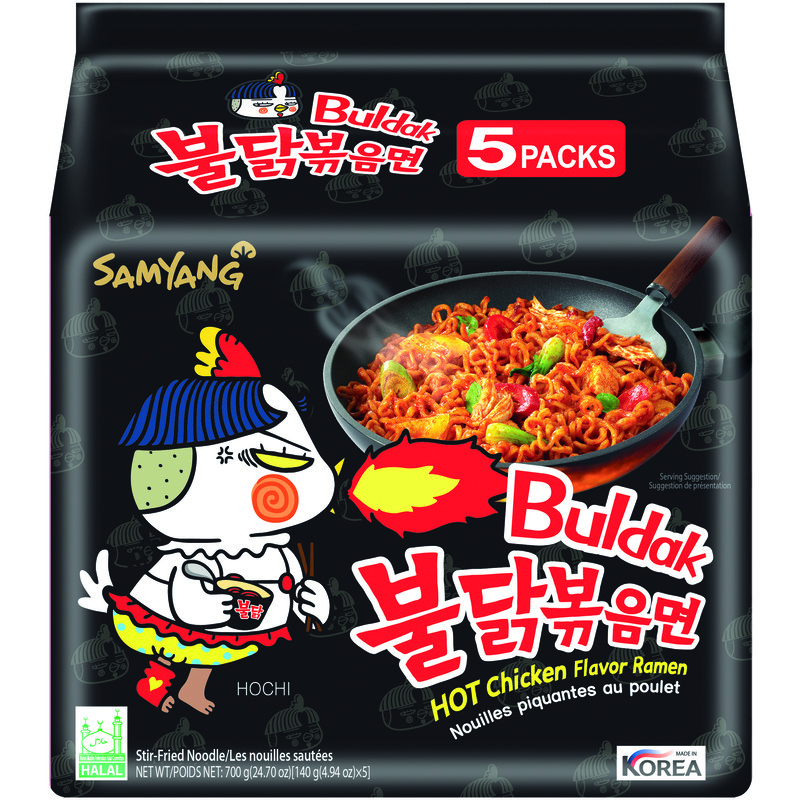 Een afbeelding van Samyang Hot chicken ramen 5-pack