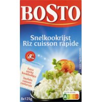 Een afbeelding van Bosto Snelkookrijst 8x125g BEL