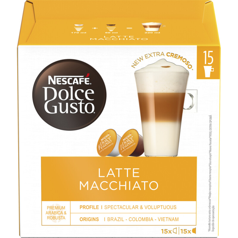 Een afbeelding van Nescafé Dolce Gusto Latte macchiato capsules