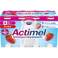 Een afbeelding van Danone Actimel Aardbei 0% bel