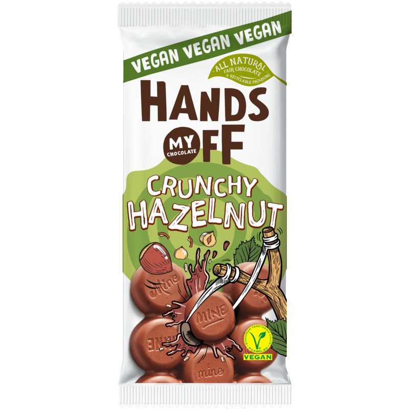 Een afbeelding van Hands Off Vegan crunchy hazelnut