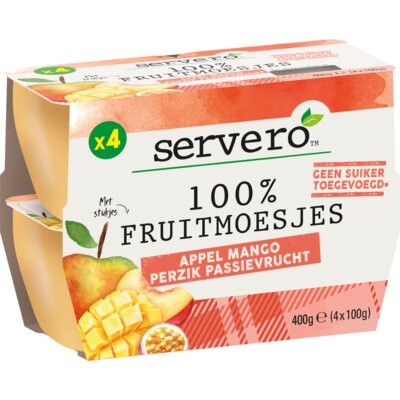 pdp-image-Servero 100% Fruitmoesje appel mango perzik