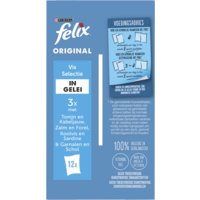 Een afbeelding van Felix Original vis selectie in gelei