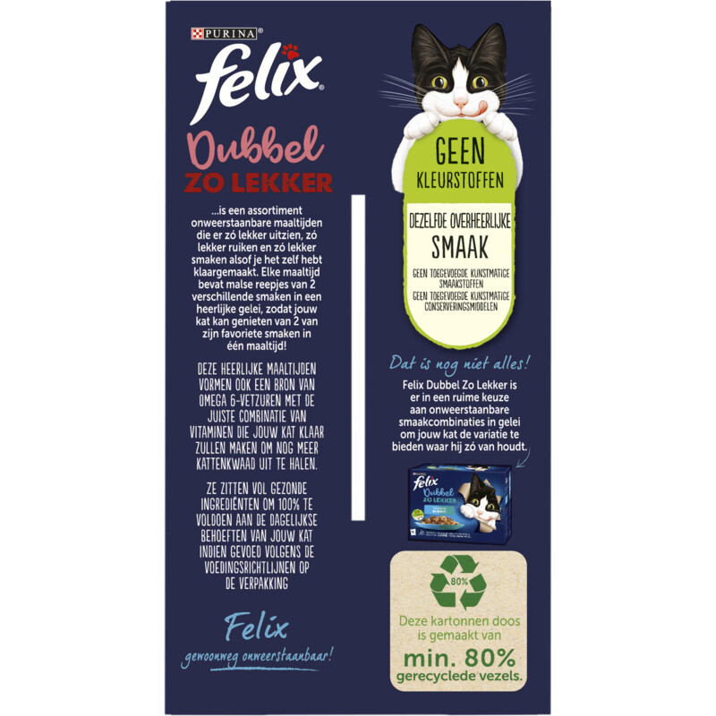 Een afbeelding van Felix Dubbel zo lekker mix in gelei