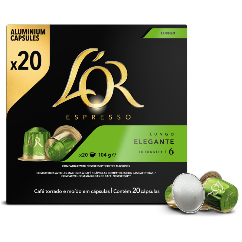 Een afbeelding van L'OR Espresso lungo elegante capsules