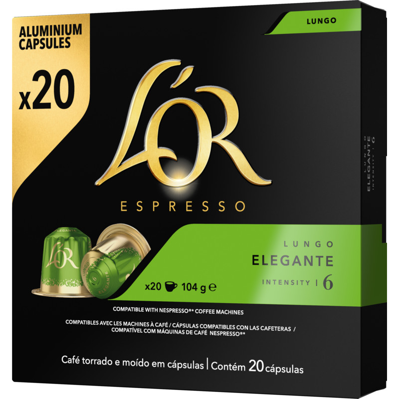 Een afbeelding van L'OR Espresso lungo elegante capsules