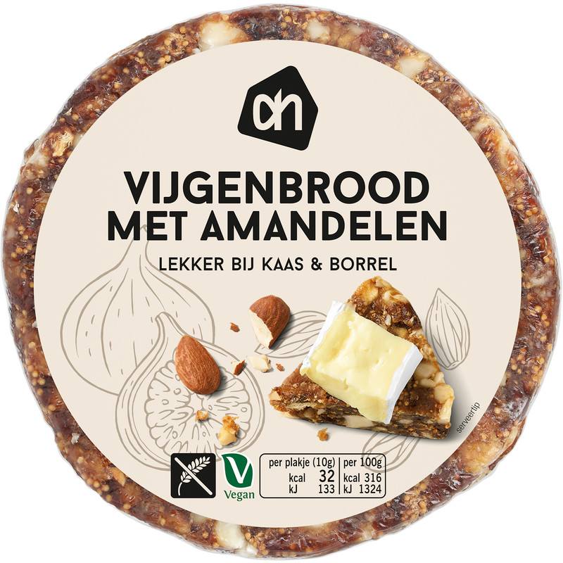 Een afbeelding van AH Vijgenbrood met amandelen