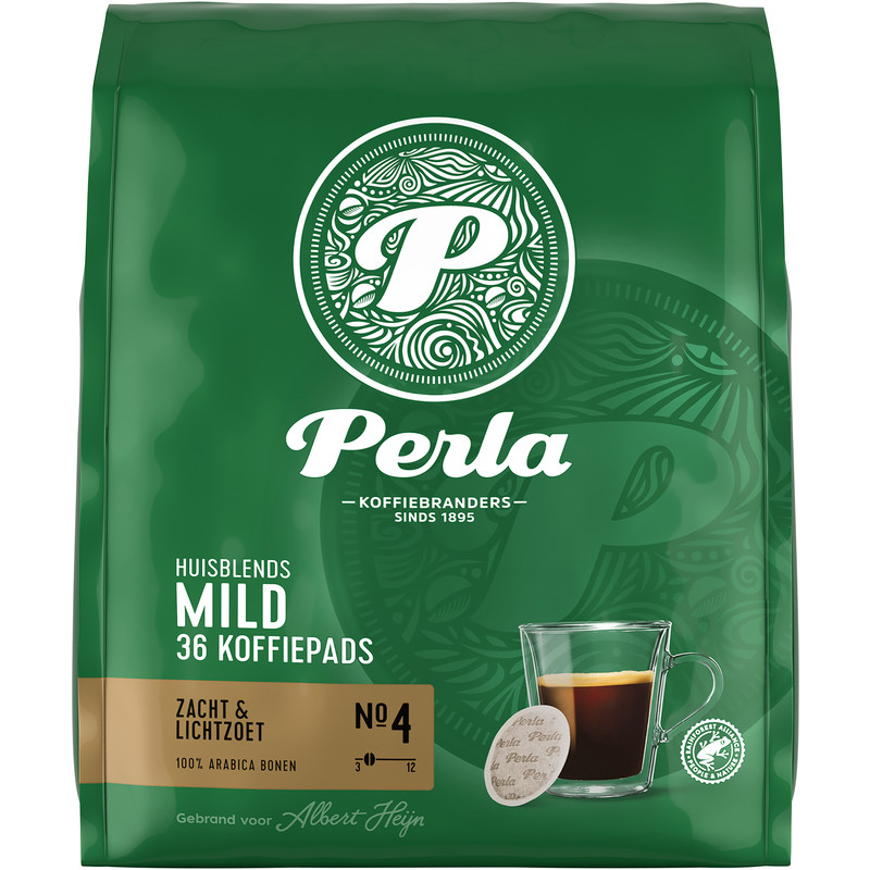 Een afbeelding van Perla Huisblends Mild koffiepads