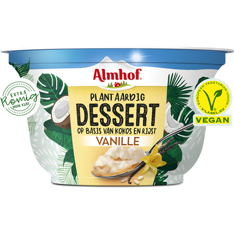 Een afbeelding van Almhof Plantaardig dessert vanille