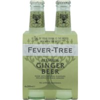 Een afbeelding van Fever-Tree Ginger beer 4-pack