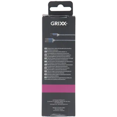pdp-image-Grixx Microkabel usb naar usb 3 meter
