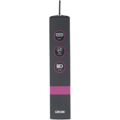 pdp-image-Grixx Gevlochten usb-c kabel zwart 3m