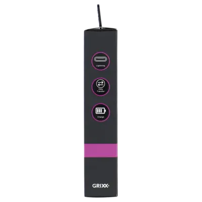 pdp-image-Grixx Gevlochten kabel wit 1 meter