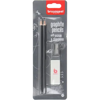 pdp-image-Bruynzeel Potlood met gum en slijper