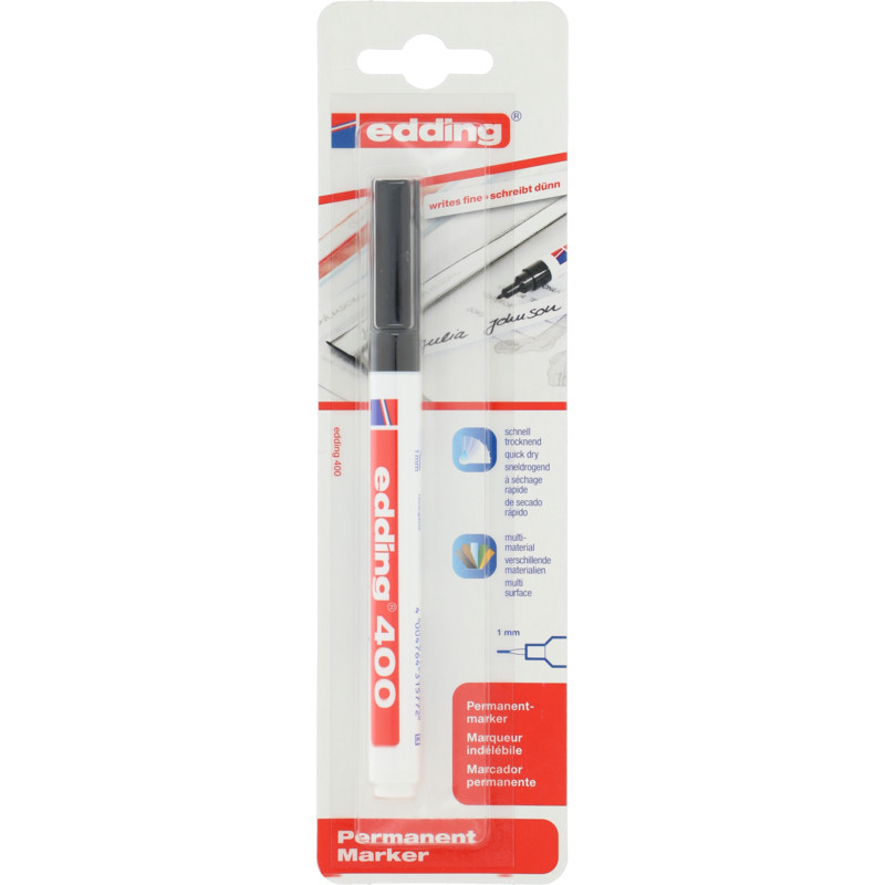 Een afbeelding van Edding Permanent marker zwart