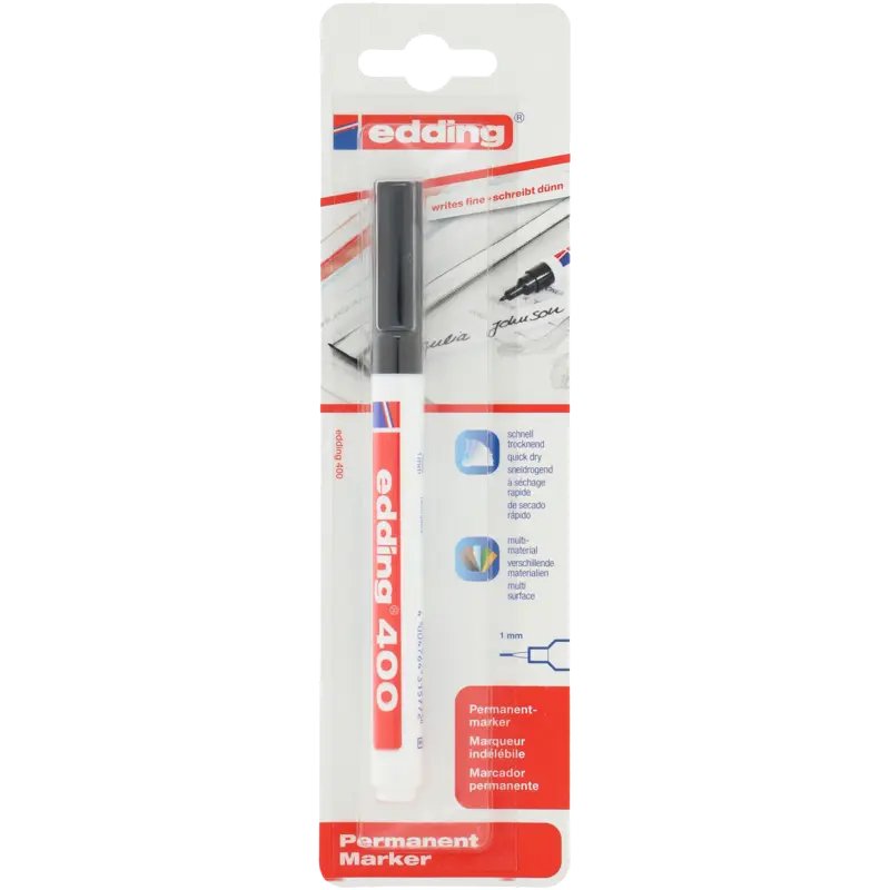 Edding Permanent marker zwart