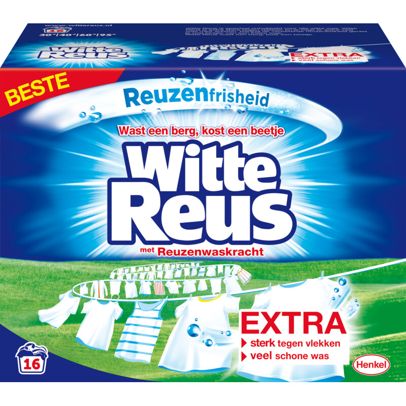 Een afbeelding van Witte Reus Waspoeder wasmiddel wit