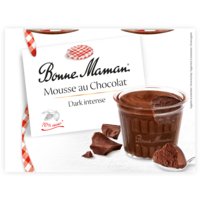 Een afbeelding van Bonne Maman Mousse au chocolat dark intense