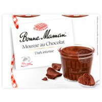 Een afbeelding van Bonne Maman Mousse au chocolat dark intense