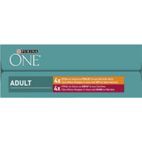 Een afbeelding van Purina ONE Adult reepjes in saus kip en rund