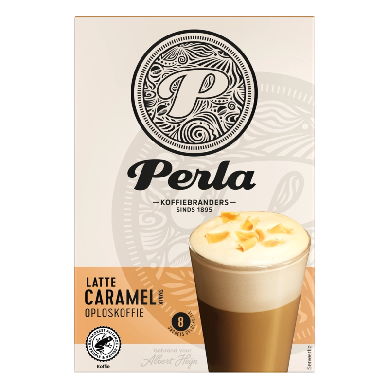 Latte caramel oploskoffie