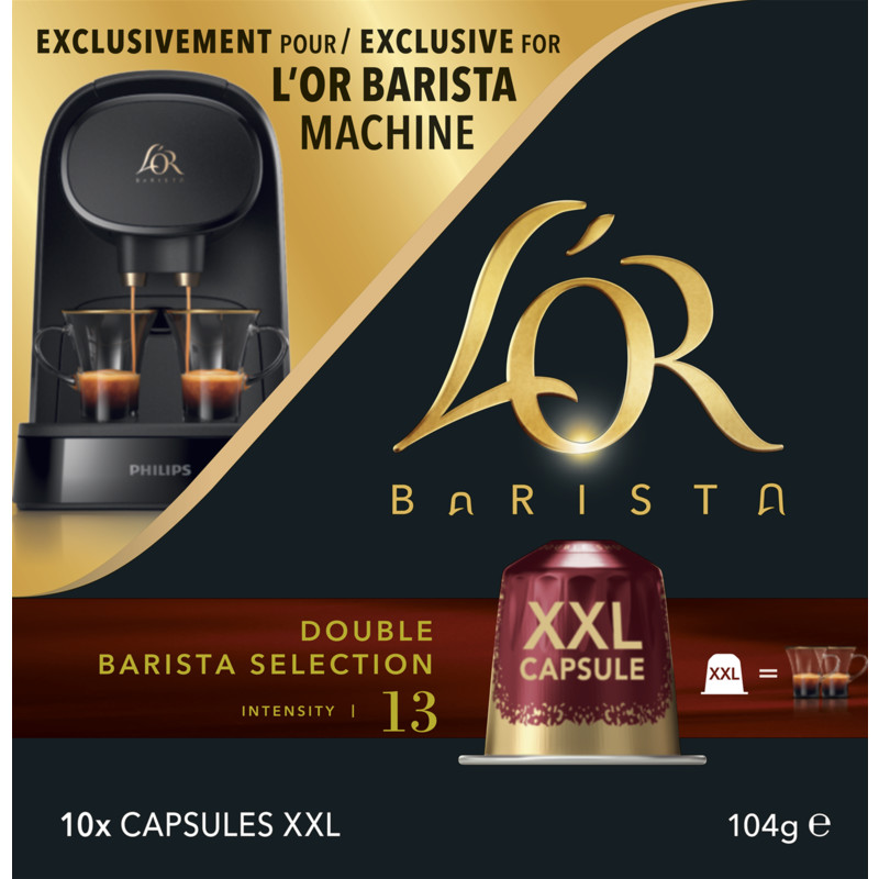 Een afbeelding van L'OR Barista double selection XXL koffiecups