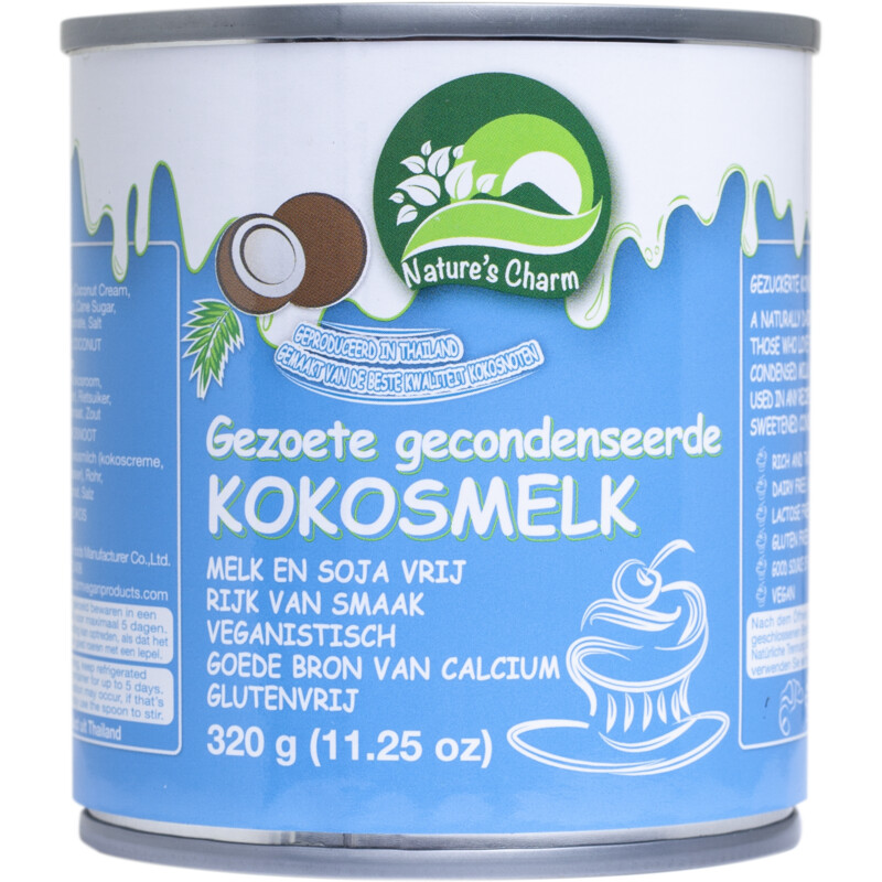 Een afbeelding van Nature's Charm Gezoete gecondenseerde kokosmelk